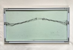 Vintage John Galbo Signed NOORD HOLLAND Panoramic Cow Pasture Art Framed Matted