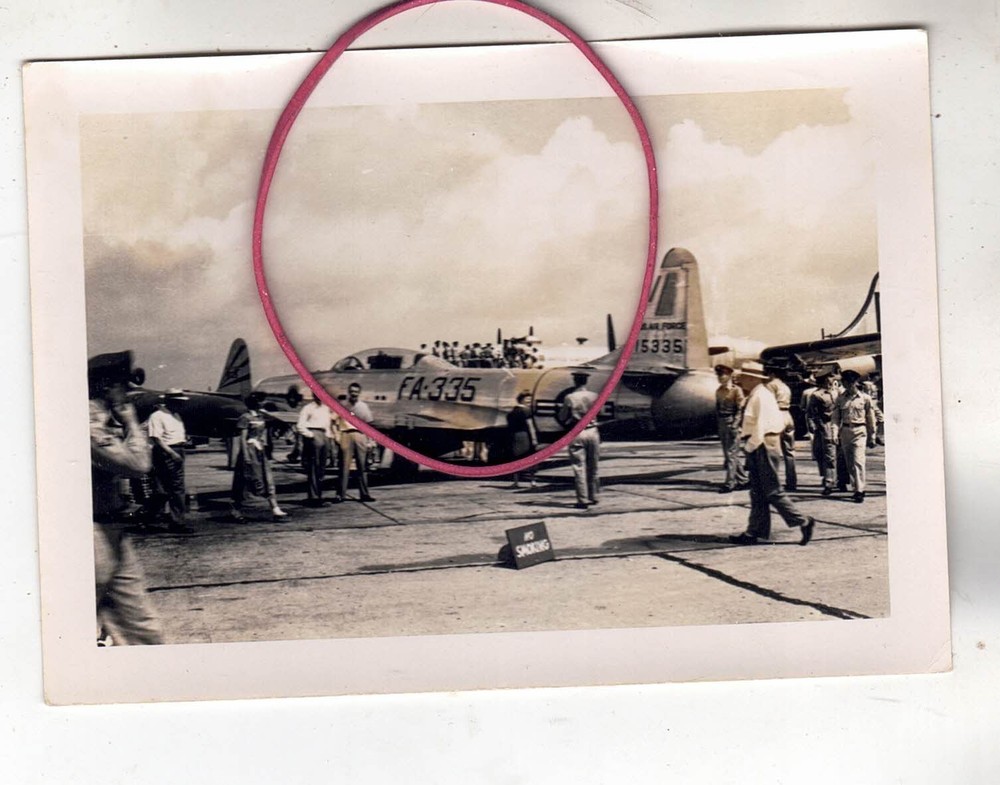 PHOTO PHOTO AIRCRAFT LOCKHEED F-94 STARFIRE ARMY’S DAY 1952