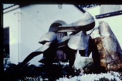 Vintage Art History 35mm Glass Slide James Elder Garden Sculpture 1967