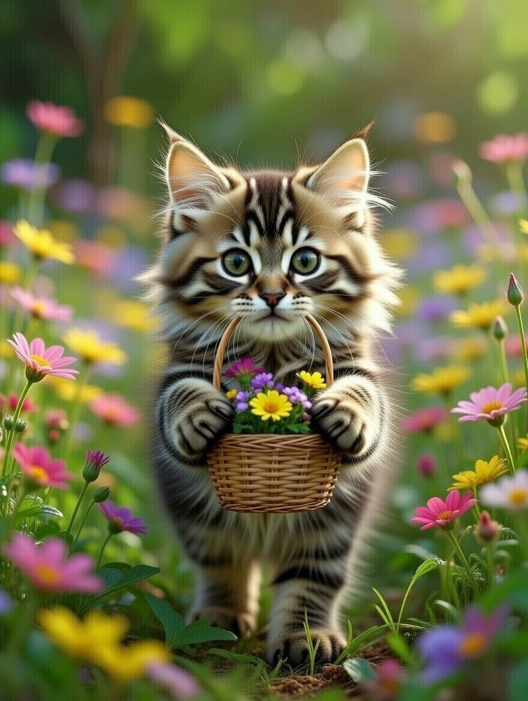 cute cat art 8*10 photos print cute cats art photo print wall art glossy photo
