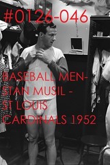VINTAGE MALE PORTRAIT #0126-046 -baseball men- stan musial 1952 -free ship/usa