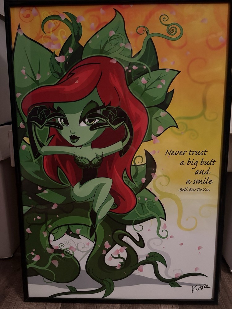 Exclusive Poison Ivy Bel Biv Devoe Cartoon Print Limited Edition *no frame