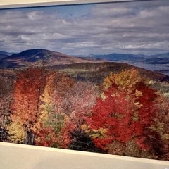 Photographic Landscape 180• View Rangely Maine By Scott Perry Signed Framed