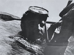 Fidel Castro Diving – Rare Underwater Portrait by Korda Signed Vintage Print