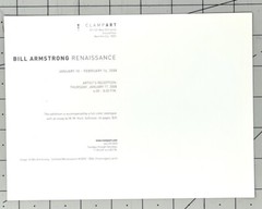 Bill Armstrong (b. 1952) Art Announcement Card 2008 – Renaissance