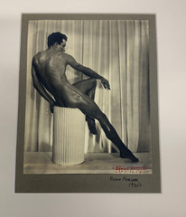 Edwin Townsend Nude Male Photo Signed Physique Bodybuilder Model Hugh Horner