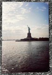 STATUE OF LIBERTY Vintage 1990s PHOTO New York City ICONIC VIEW