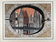 Illegibly Signed Limited Edition 35mm Art Photograph 23.25×19.25 Framed, Europe