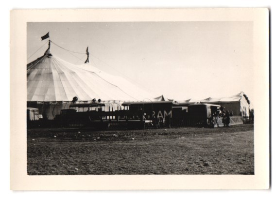 7 Photographs London, Bertram Mills Circus, Circus Tent & Carrier