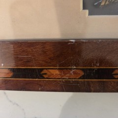 Vintage Alain Briot Landscape Triptych Signed Southwestern Navajo Style Frames