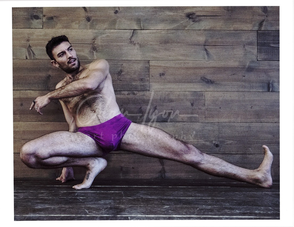 11 X 8.5 Alan Lyon Original Male Photo gay interest (5) Alex purple