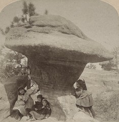 USA Colorado Garden of the Gods 1898 Photo Stereo Vintage §A