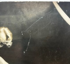 Original MILTON GREENE ‘Marlene Dietrich Smoking on Table’ SIGNED Photograph