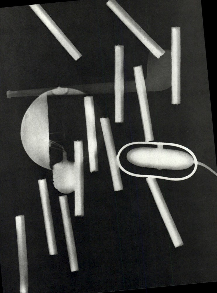 1975 Man Ray Rayograph Floating Cigarette Photogram Art Photo Gravure