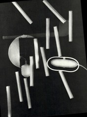 1975 Man Ray Rayograph Floating Cigarette Photogram Art Photo Gravure