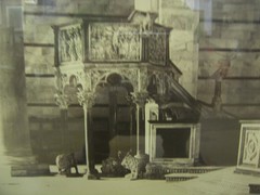 Antique Fratelli Alinari Photograph Romanesque Pulpit, Pisa Cathedral, Italy