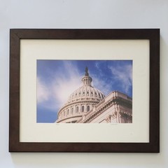 Signed U.S. Capitol Building Dome Photograph Framed 16×20 Art Print Taylor DC