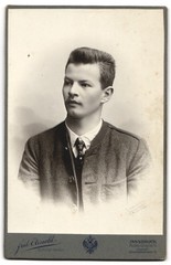 Photograph Arnold, Innsbruck, Müllerstr. 6, Austrian Double Headed Eagle Ne