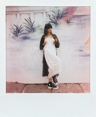 OOAK Art model Sawyer Polaroid Instant Film Print SIGNED by model + artist