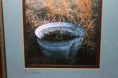 Vtg Bill Turner Art Photograph “Mama’s Washtub” 1976 Signed Framed Rural Scene