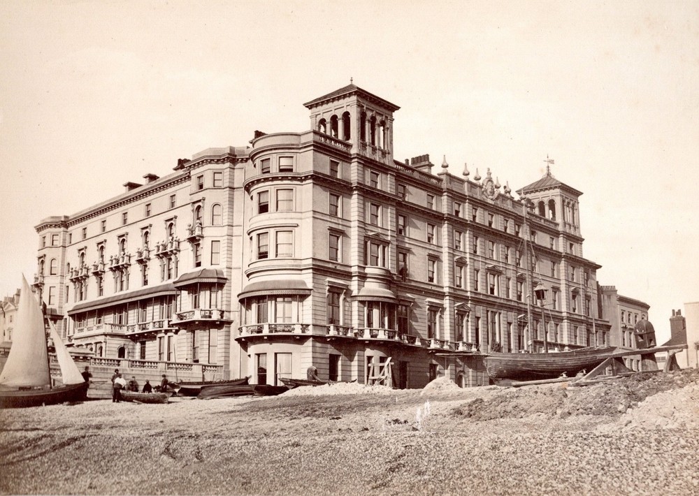 F.S. Mann Hastings Queen’s Hotel Circa 1870 Album Photograph England Victorian