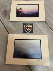 BARRY GAMOW signed BLUE RIDGE MOUNTAINS Photography Art 5″ x 7″ Matted
