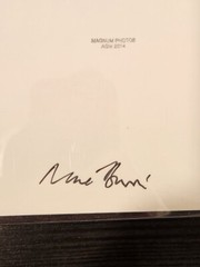 SIGNED Rene Burri archival print Magnum square 6″x6″