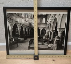 Zion Ozeri Signed ‘Waiting for Seven Jews’ Tunisia Photograph Framed 17×21″