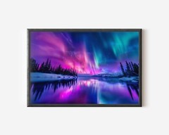 Northern Lights Aurora Borealis Photography, Northern Lights Canvas Art Print