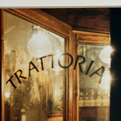 Florence Fiorenza Trattoria Moody Color Photograph 7.5×9.5 Matted 11×14 Fujifilm