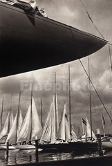 1936 Vintage OLYMPICS Germany SAILING Yacht Boat Dr PAUL WOLFF Photo Art 11X14