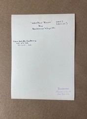 Lot of 3 Vintage Andrew Wyeth Watercolor Reference Photos | Macbeth Gallery | NY