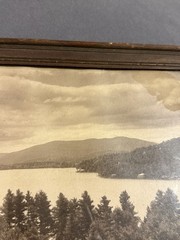 Antique Landscape Photography Mount & Lake Sunapee New Hampshire