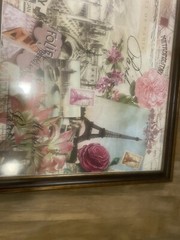 City Of Paris 38x27in Frame With Parisian Dream City And The Mona Lisa Big Frame