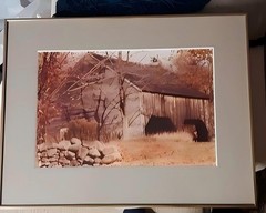 Barn Foster Rhode Island, Historic Cibachrome Photo Print