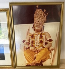 GURU MAHARAJI Framed PHOTO PREM RAWAT 70s
