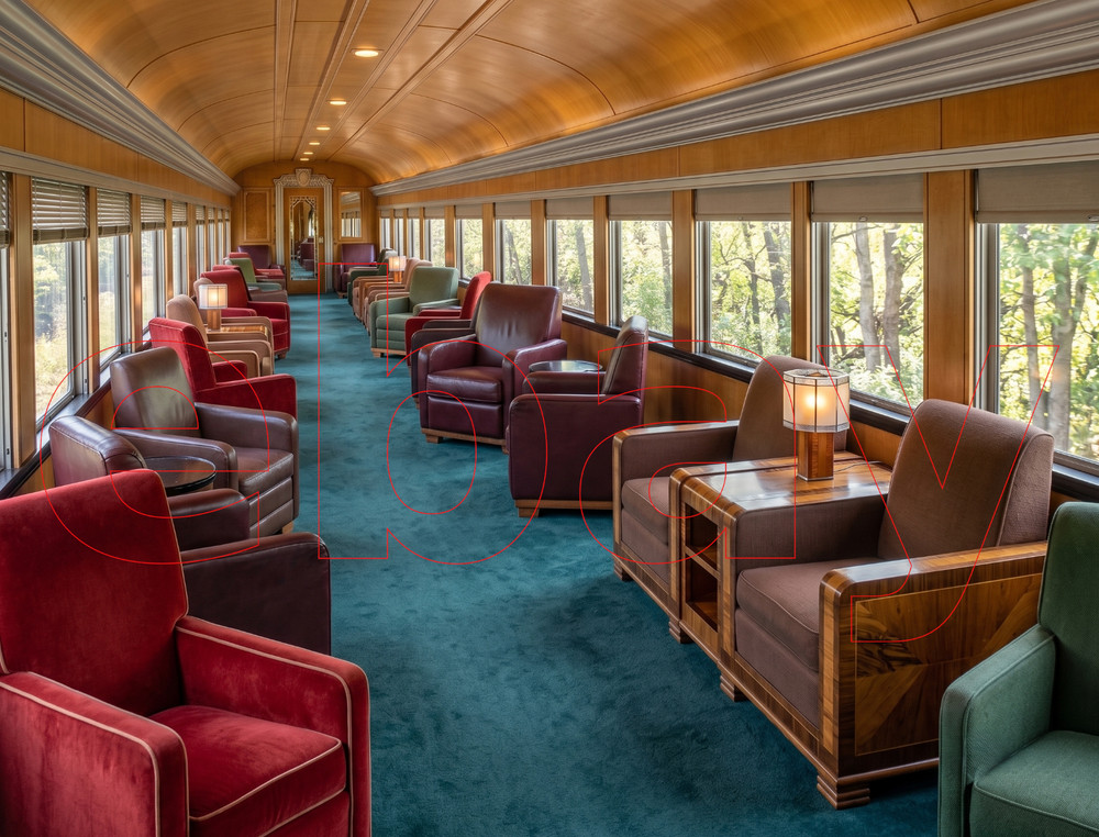 Photo Art Print of a Parlor Car on a New York Central Mercury Streamliner 1939