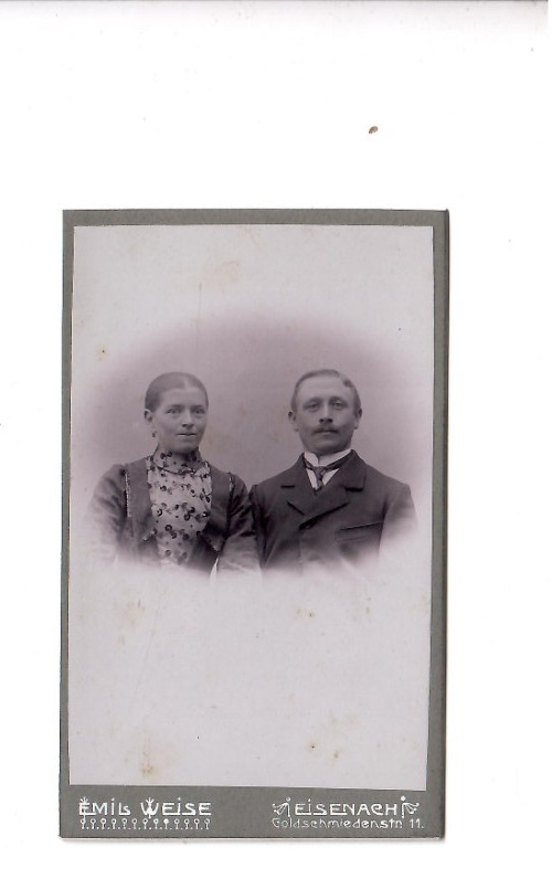13148- CDV Pair * Eisenach Circa 1910