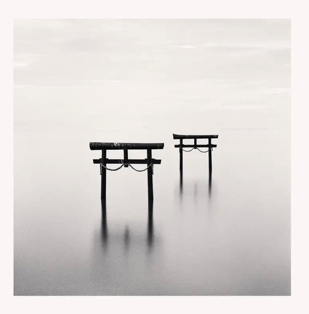 Magnum Square Print by Michael Kenna: Ōuo Shrine, Kyushu, Japan (Signed)