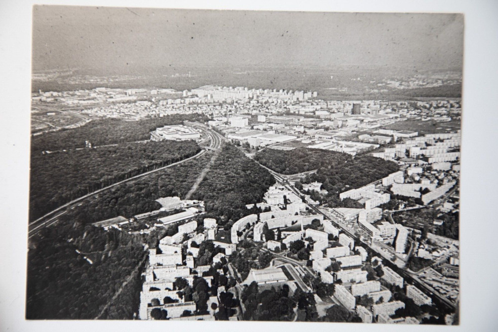 Photographic Print 1970 Aerial View Normandy 13X18CM Urban Planning