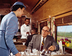 Photo Art Print of WP’s California Zephyr with Zephyrette February 1956
