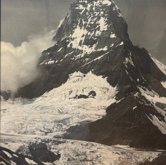 Antique GEBRUDER WEHRLI Peak of THE MATTERHORN Swiss Italy ALPS MOUNTAIN PHOTO