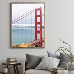 Golden Gate Bridge Wall Art Print, Close Up, San Francisco Fine Art Photography