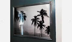 Tropicoco Palmas, Cuba, dyptych 16 x 20in Left/Right art photos, Mel Gonz, 2017