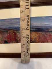 Photographic Landscape 180• View Rangely Maine By Scott Perry Signed Framed