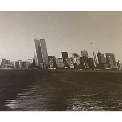 WTC Twin Towers New York City Black & White Photo – Manhattan Skyline – Framed