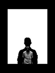 Author’s Photo – I’m Now Alone, Self-portrait, Passe-Partout 18x24cm