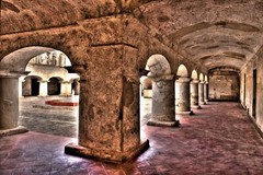 20X30 ART PHOTO, WATER FOUNTAIN, IN ANTIGUA GUATEMALA, Guatemalan