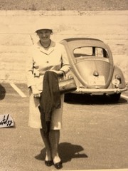 ❤️Beautiful Photo~40-70 Woman Lady Cars Bugs Fashion Skirt Hat Pose Elegant 10×10