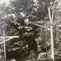 Schindler Railroad Crossing 8×10 Black White Gelatin Silver Photograph Original